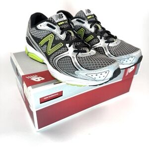 New Balance 580 v2 Running Shoes Mens 9 Gray Black Lime M580GL2 USA Box